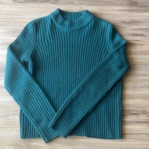 Dark green-blue sweater